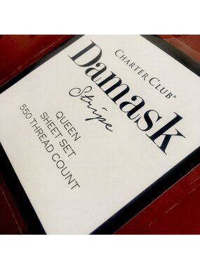 new Charter Club 550 Thread Count 100% Cotton QUEEN Sheet Set in POMEGRANATE